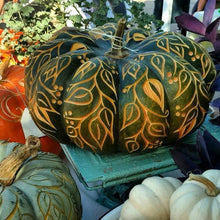 Load image into Gallery viewer, Pumpkin Etching Classes -  Sept 29,  Oct 13, Oct 27, or Nov 3
