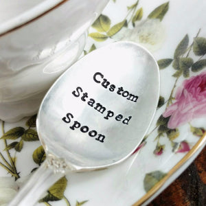Custom Vintage Silverplate Teaspoon